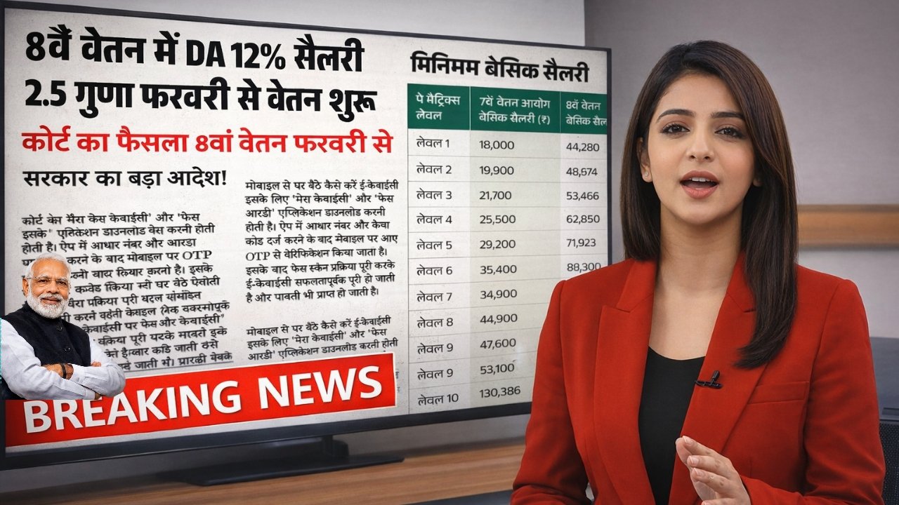 8th Pay Commision Salary Increase 2026